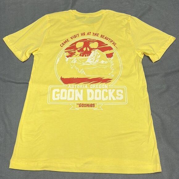 “My Body My Choice” Goon Docks Yellow Short Sleeve Graphic Tee Size Medium - Picture 2 of 6